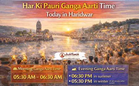 Har Ki Pauri Ganga Aarti Time Today in Haridwar