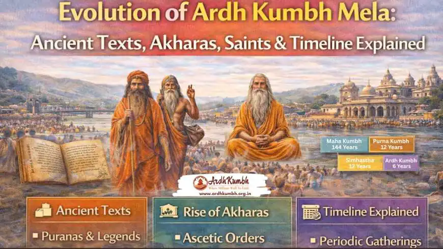 Evolution of Ardh Kumbh Mela Ancient Texts, Akharas & Timeline