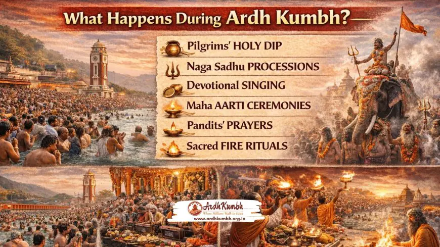 What Happens During Ardh Kumbh? Rituals, Processions & Spiritual Meaning Explained