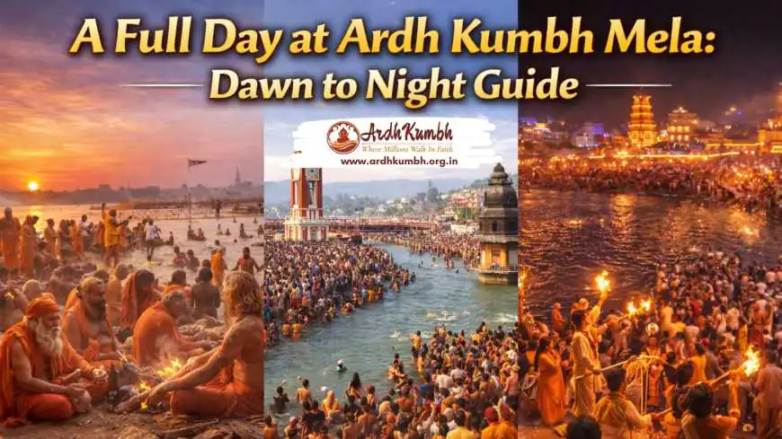 A Full Day at Ardh Kumbh Mela: Dawn to Night Guide