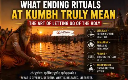 What Ending Rituals at Kumbh Truly Mean – The Art of Letting Go of the Holy