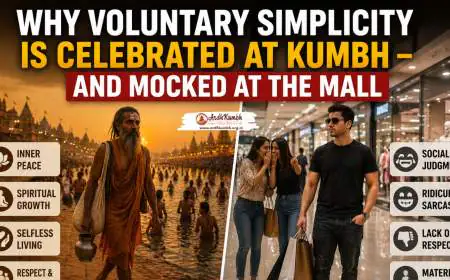 Why Voluntary Simplicity Is Celebrated at Kumbh – And Mocked at the Mall