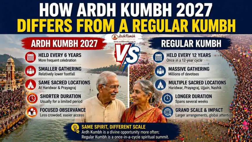 How Ardh Kumbh 2027 Differs From a Regular Kumbh