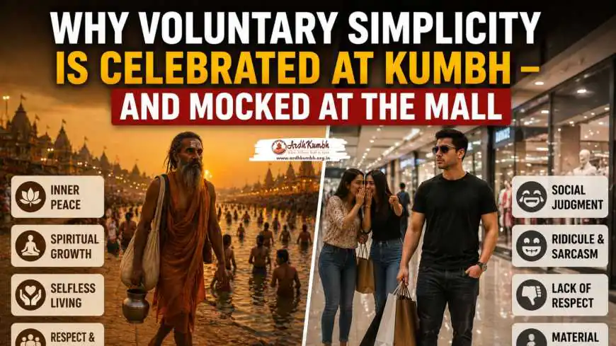 Why Voluntary Simplicity Is Celebrated at Kumbh – And Mocked at the Mall