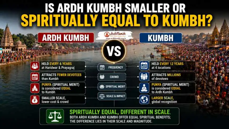 Is Ardh Kumbh Smaller or Spiritually Equal to Kumbh?