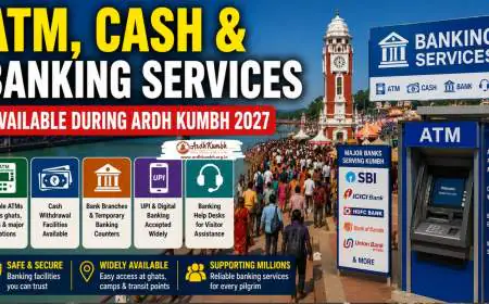 ATM, Cash and Banking Services Available During Ardh Kumbh 2027