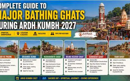 Complete Guide to Major Bathing Ghats During Ardh Kumbh 2027