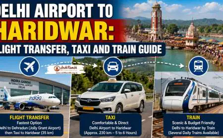 Delhi Airport to Haridwar: Flight Transfer, Taxi and Train Guide