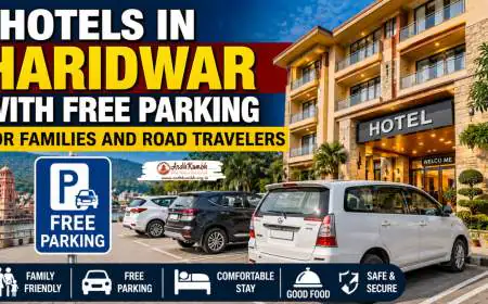 Hotels in Haridwar with Free Parking for Families and Road Travelers
