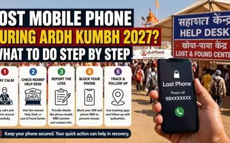 Lost Mobile Phone During Ardh Kumbh 2027? What to Do Step by Step