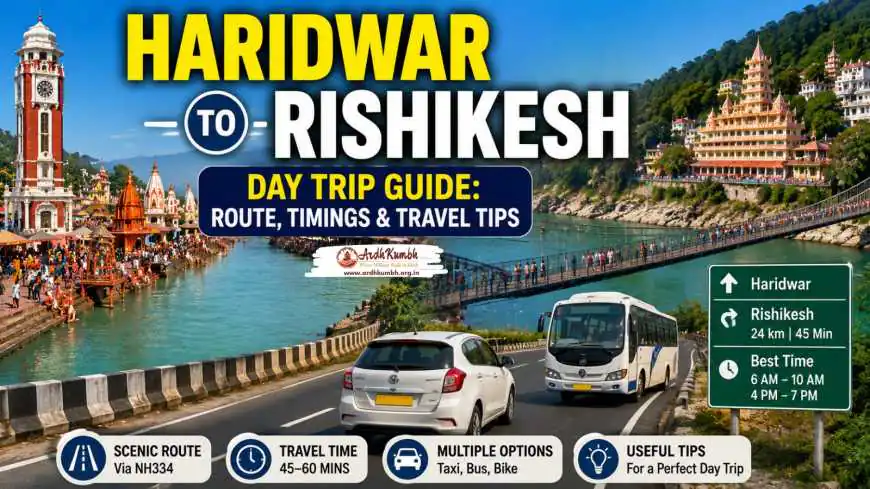 Haridwar to Rishikesh Day Trip Guide: Route, Timings and Travel Tips