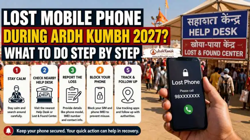Lost Mobile Phone During Ardh Kumbh 2027? What to Do Step by Step